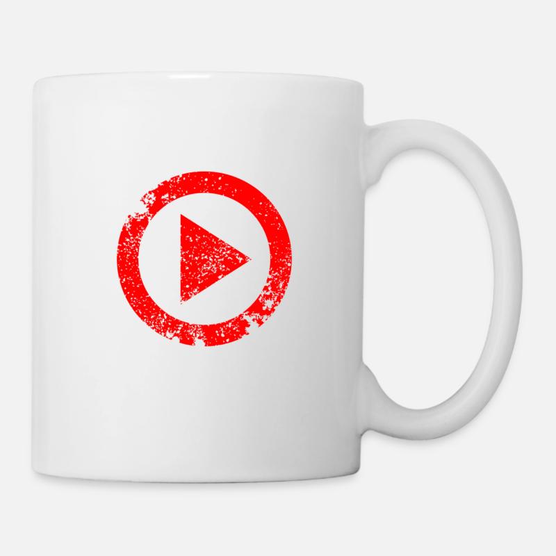 jouer - Mug blanc - blanc