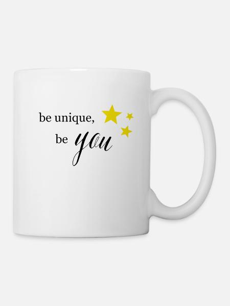 Be unique - Mug - white