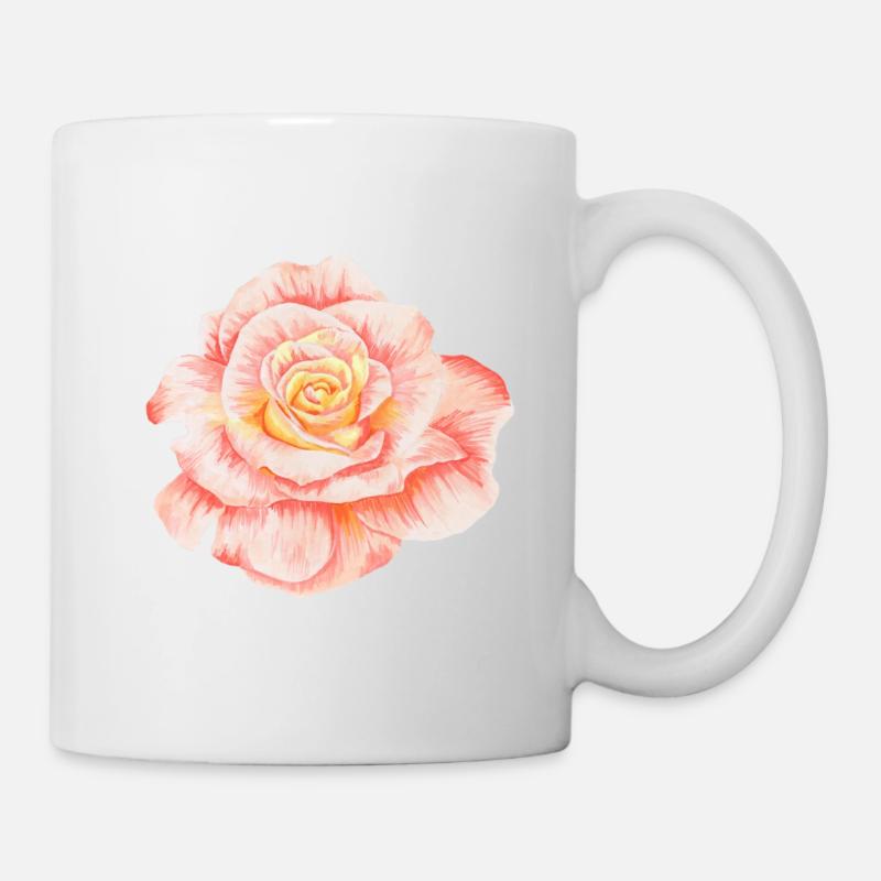 FLEURS - Mug blanc - blanc