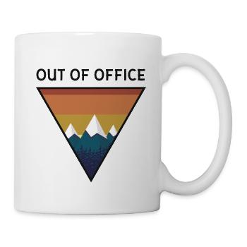 Montée en montagne randonnée camping cadeau bureau de montagne - Mug blanc - blanc - Droite
