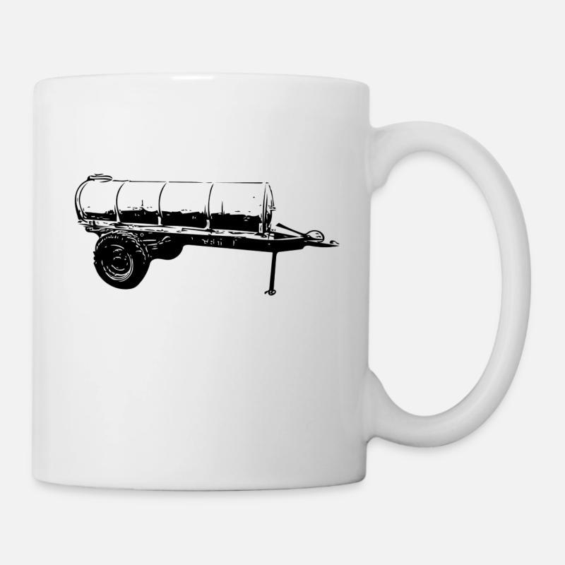 Baril de fumier - Mug blanc - blanc