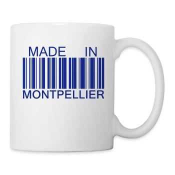 Made in Montpellier 34 Hérault - Mug blanc - blanc - Droite