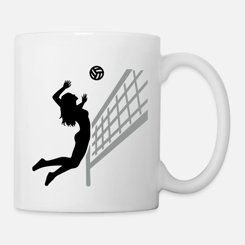 Volleyball - Tasse - Weiß