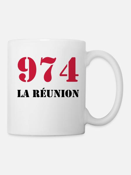 974 La Réunion - Mug - white