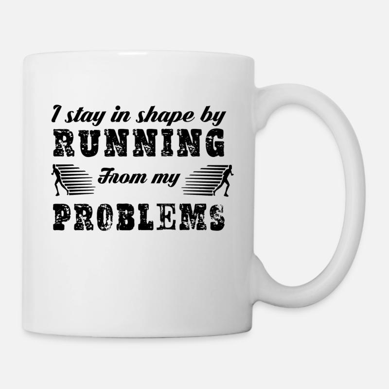 Running - Tasse - Weiß