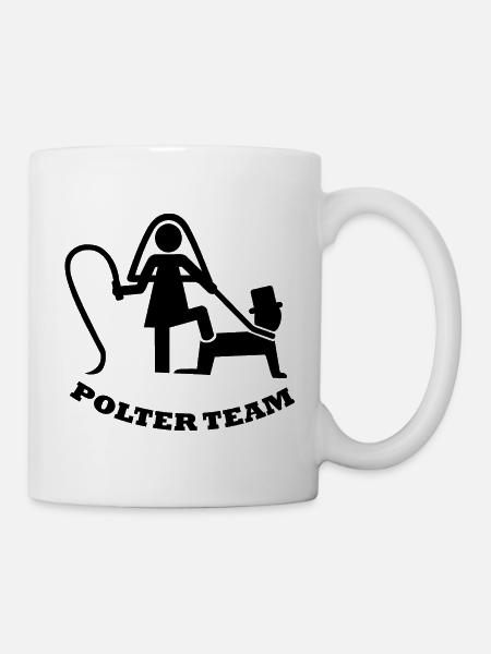 Polter Team - Tasse - Weiß