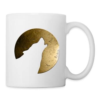 wolf - Tasse - Weiß - Rechts