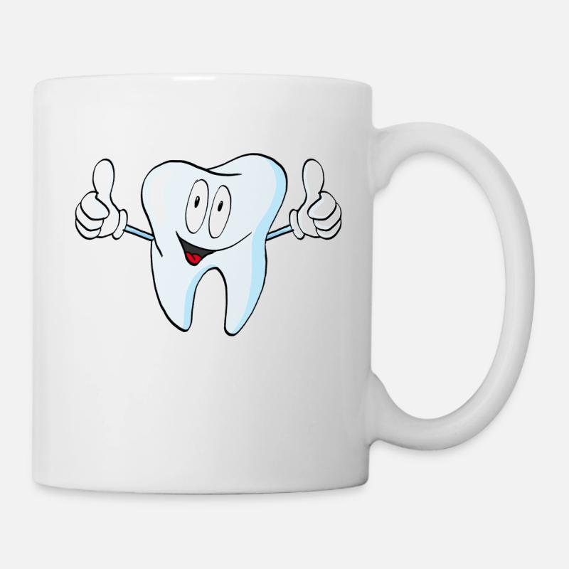 dent - Mug blanc - blanc