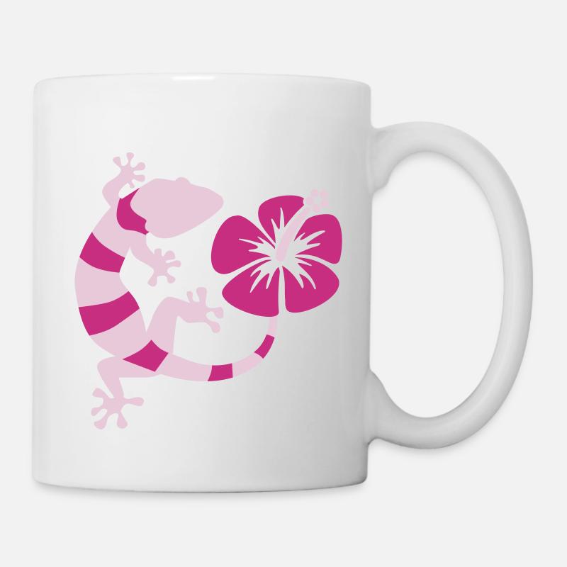 Gecko - Tasse - Weiß