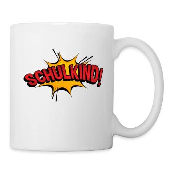 schulkind einschulung erste klasse kindergarten - Tasse - Weiß - Rechts