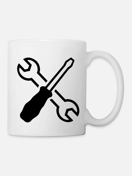 Outil - Mug blanc - blanc