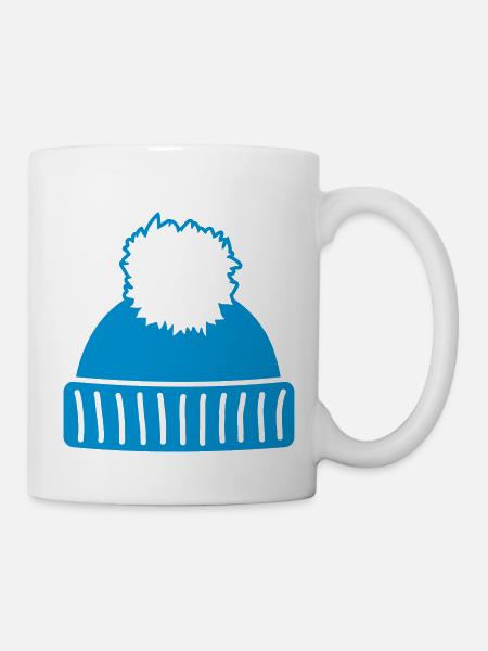 Mütze - Tasse - Weiß