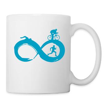 Triathlon Natation Bike Run - Mug blanc - blanc - Droite