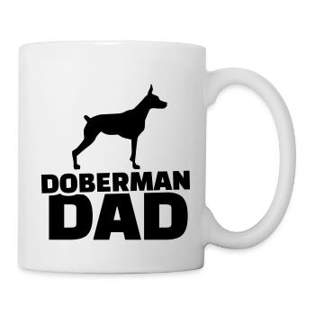 Doberman Dad - Mug blanc - blanc - Droite