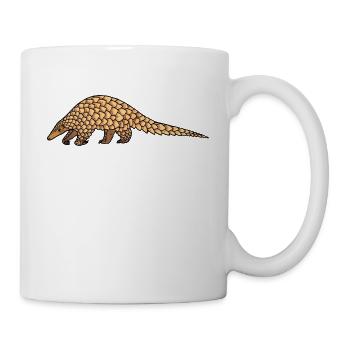 Pangolin 02 - Mug blanc - blanc - Droite