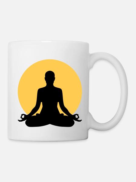 Meditation - Tasse - Weiß