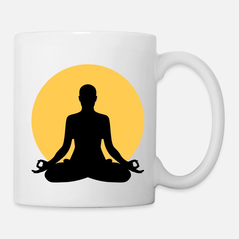 Meditation - Tasse - Weiß