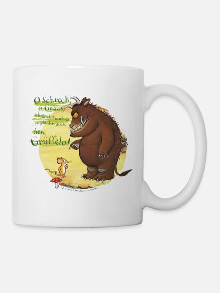 Der Grüffelo mit Maus 2 - Tasse - Weiß
