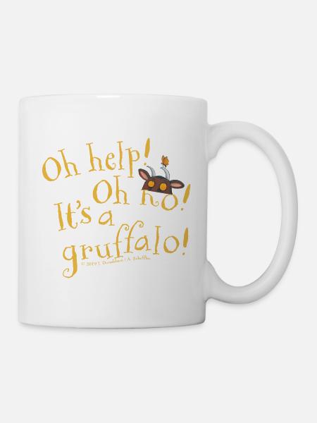 Der Grüffelo Oh Help! - Tasse - Weiß