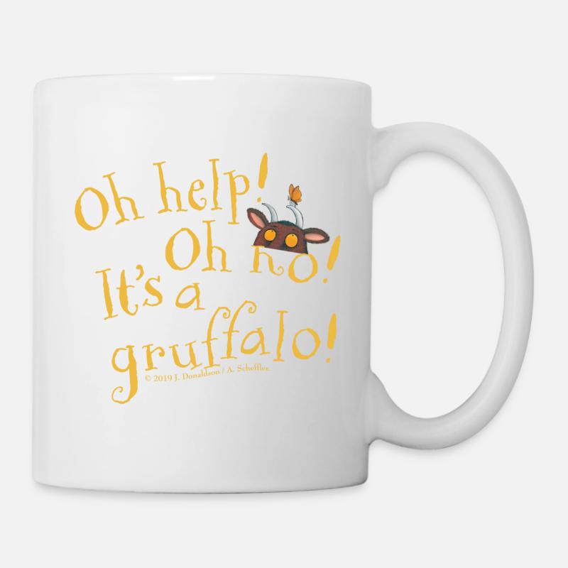 Der Grüffelo Oh Help! - Tasse - Weiß