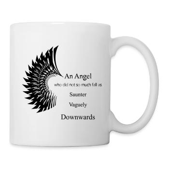 citation d'ange - Mug blanc - blanc - Droite
