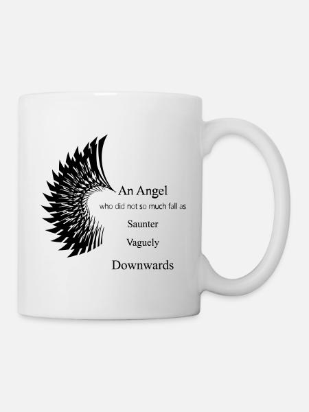 angel quote - Mug - white