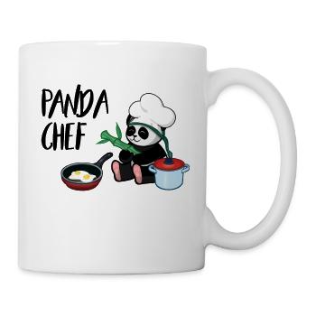 Panda Koch - Mug blanc - blanc - Droite