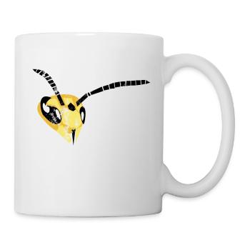 Buzzing Brilliance: Captivating Wasp Design - Mug - white - Right