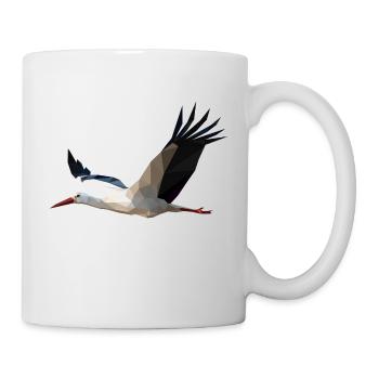 Storch - Tasse - Weiß - Rechts