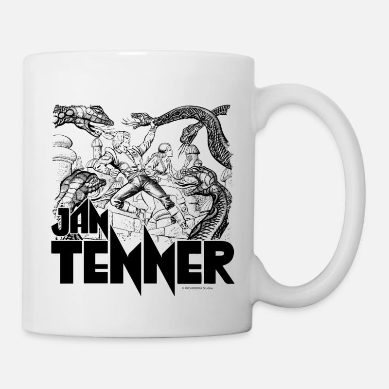 Jan Tenner Tempel Des Todes - Tasse - Weiß