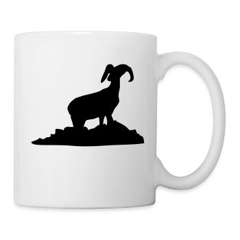 ibex, chamois - Mug - white - Right