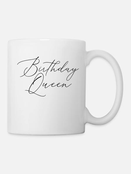 Anniversaire Reine - Mug blanc - blanc