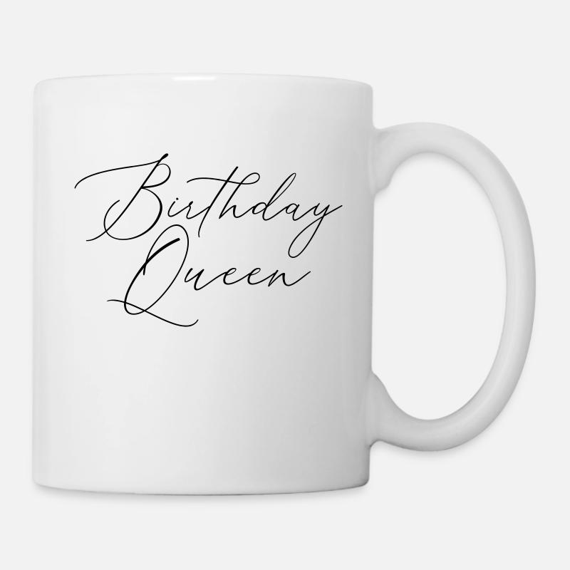 Birthday Queen - Tasse - Weiß