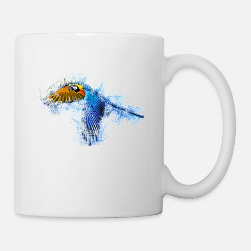 Papagei - Tasse - Weiß