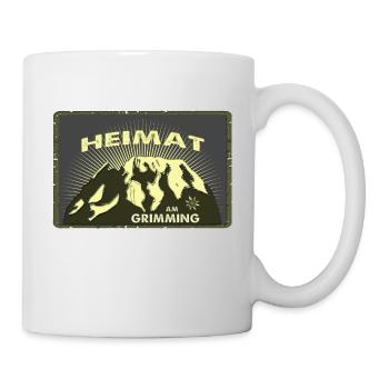 Grimming Heimat - Tasse - Weiß - Rechts