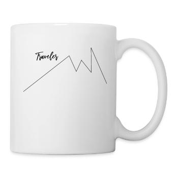 Traveler, Travel, Hiking, Vacation, Travel - Mug - white - Right