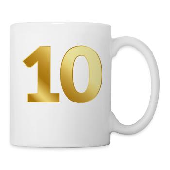 10 Anniversary Birthday, Anniversary Gift Anniversary - Mug - white - Right