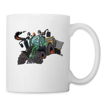 F 718Vario mit Wagen - Tasse - Weiß - Rechts