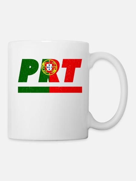 Drapeau Portugal drapeau PRT - Mug blanc - blanc