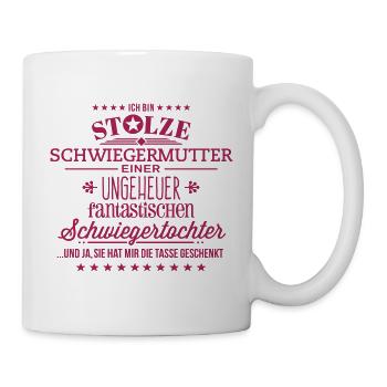 Fantastische Schwiegertochter - Mutter - Tasse - Tasse - Weiß - Rechts