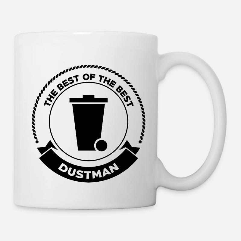 Müllmann / Müllarbeiter / Müllwerker / Müllabfuhr - Tasse - Weiß