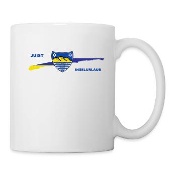 Juist Insel Nordsee Urlaub - Tasse - Weiß - Rechts