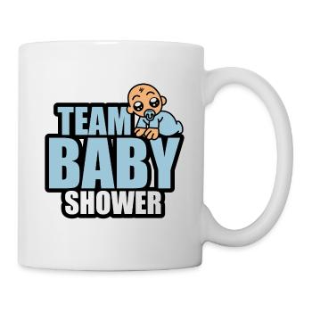 Team-Babyparty (Junge) - Tasse - Weiß - Rechts