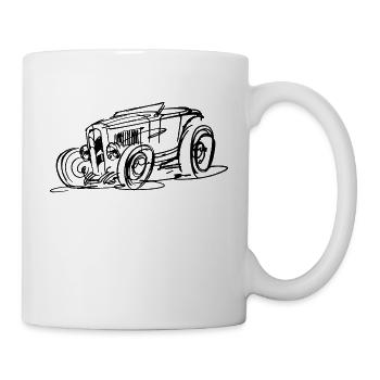 Auto 1932 - Tasse - Weiß - Rechts