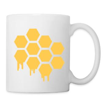 Wabe - Tasse - Weiß - Rechts