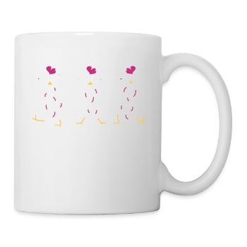 Crazy Chicken - Mug - white - Right