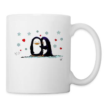 Penguin love - Mug - white - Right