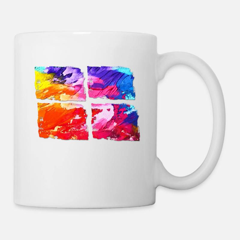 COLORFUL! CREATIVE! TO DYE! ART! - Mug - white