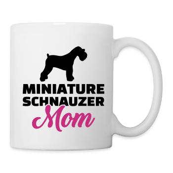 Zwergschnauzer - Tasse - Weiß - Rechts