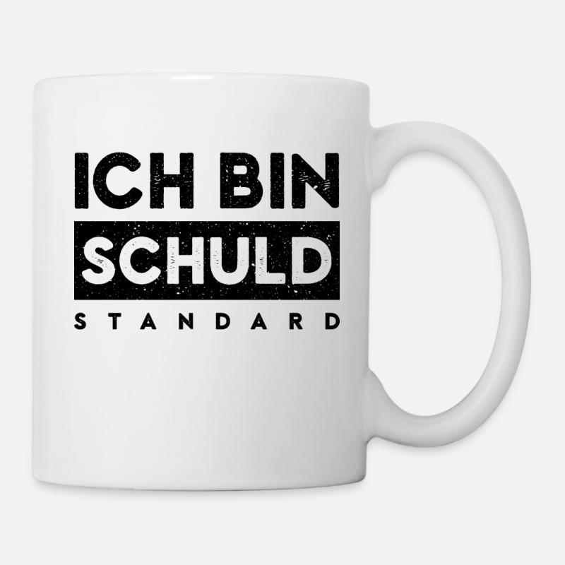 Ich bin schuld Standard - Tasse - Weiß